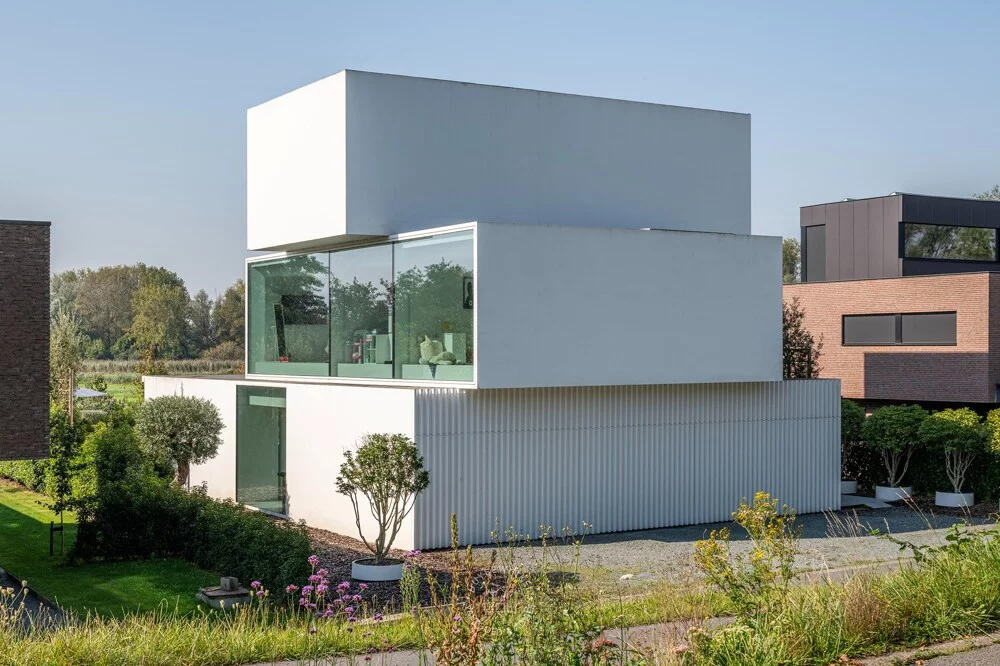 Huysewinkel | Architecturale villa met zwembad en vergezicht