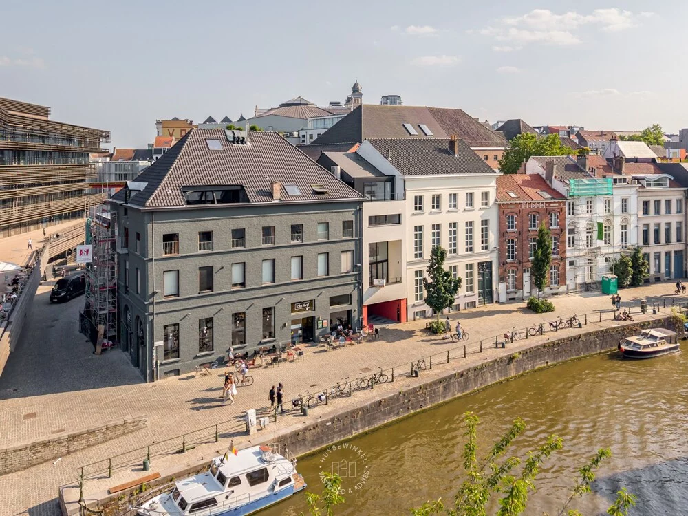 Huysewinkel | Architecturale townhouse met zicht op de Muinkschelde 