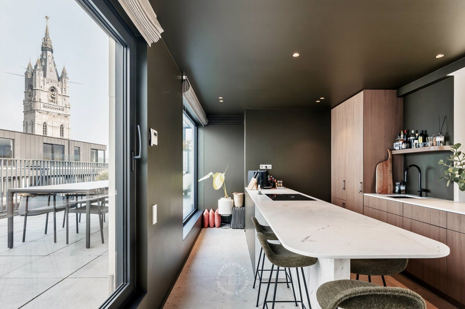 Huysewinkel | Penthouse met prachtig panoramisch zicht over Gent
